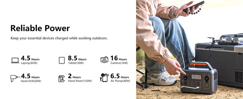 ALLWEI 300W Solar Generator with 100W Solar Panel Included, 280Wh Portable Power Station with AC Outlet USB Port, Solar Powered Battery Generator for Outdoor Camping, Home Backup, Power Outage