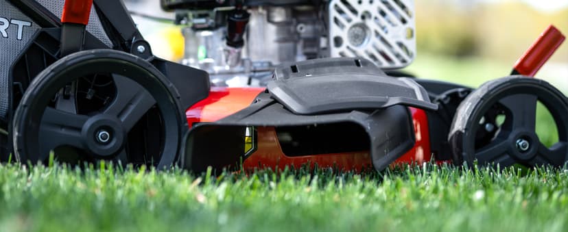 PowerSmart Self Propelled Gas Lawn Mower, 21-Inch 170cc OHV Engine RWD Single-Speed 3-in-1 with Bagging