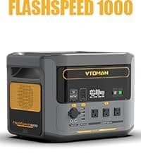 VTOMAN Jump 1500X Portable Power Station 1500W (3000W Peak), 828Wh LiFePO4 (LFP) Battery Powered Generator with Expandable Capacity, 3x Pure Sine Wave 1500W AC Outlets, 2xPD 100W, 3x Regulated 12V DC