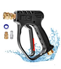 14” Electric Pressure Washer Surface Cleaner Attachment, 2500 PSI Universal Power Washer Accessories for Driveway Sidewalk Deck Patio Concrete Cleaning, 1/4" Quick-Connect, Dual Rotary Nozzles