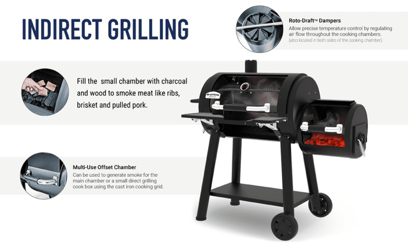 Broil King 948050 Regal Charcoal 500 Grill, Black