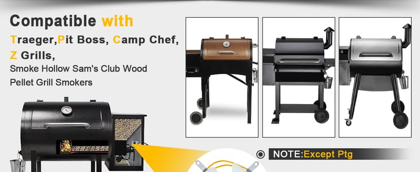 Grill Induction Fan Motor Replacement for Traeger, Pit Boss, Camp Chef Wood, Sam's Club, Z Grills Pellet Grills, AC120V 60Hz Pellet Grills Combustion Fan