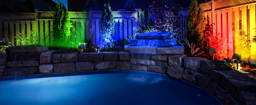 Solar Spot Lights Outdoor Color Changing 27 LEDs Solar Light Outdoor Waterproof 9 Lighting Modes Multicolor RGB Solar Powered Christmas Lights Adjustable Colored Landscape Spotlights- 10 Pack