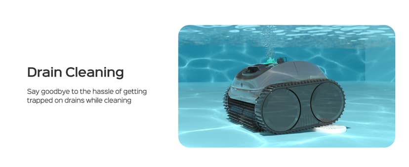 (2024 Upgrade) WYBOT C1 Robotic Pool Cleaner for In Ground Pools up to 65 FT in Length, 150mins Runtime, Cordless Pool Vaccum with Wall Climbing Function, Larger Top-Loading Filters Green