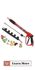 Tool Daily Pressure Washer Sandblasting Nozzle Tip, Replacement Wet Sand blaster Attachment, 5000 PSI, 2-Pack