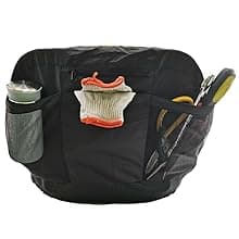 Weatherproof Deluxe Riding Lawn Mower Seat Cover, Medium, Black