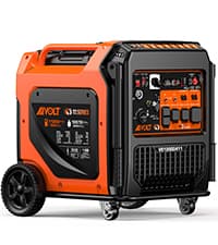 AIVOLT 11250 Wattages Dual Fuel Portable Inverter Generator Super Quiet Gas Propane Powered Remote/Electric Start Outdoor Generator ATS Ready for Home Back Up Food Truck, 50 State Approved