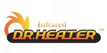 Dr. Infrared Heater Ecoheat Wall Hung or Wall Mounted Electric Space Heater, Dual System with Infrared and Fan Forced, Remote Control, 1500W, White