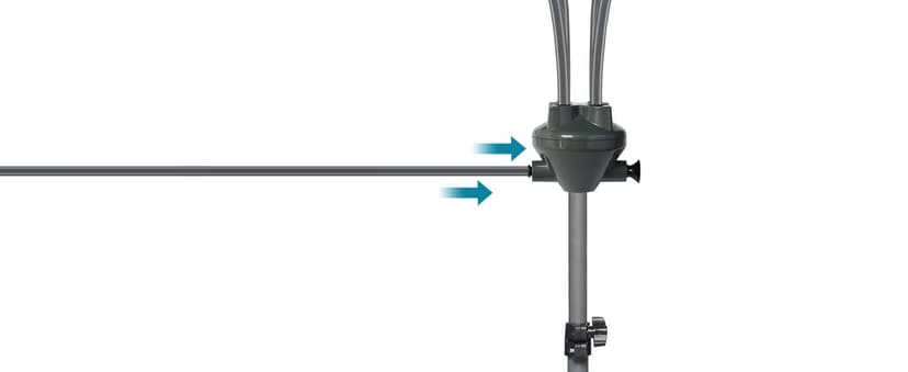 Standing Misters for Outside Patio, Adjustable Height 5.3 FT Stand Misting System for Cooling Outdoor, Portable Water Mister for Mist Playing, Patio Cooling, Backyard, Porch, Sprinkler (Gray)