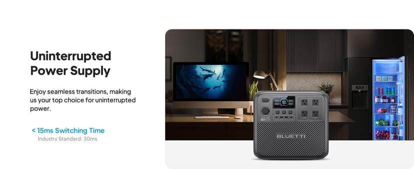 BLUETTI Solar Generator Elite 200 V2 (2025 New), 2,073.6Wh LFP Battery Backup w/ 4 2,600W AC Outlets (3,900W Power Lifting), 17-Year Lifespan, Portable Power Station for Camping, Off-grid