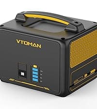 VTOMAN Jump 1800 Portable Power Station 1800W (Peak 3600W), 1548Wh Expandable LiFePO4 Battery Generator with 100W USB-C, 18W USB-C, 12V DC, Jumpstarter, for Power Outages Backup & Outdoor Camping