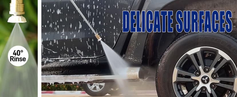 TOOLCY Gas Pressure Washer 3200 PSI & 2.6 GPM, High Performance Engine, Includes Swivel Spray Gun and Wand, 35FT Power Washer Hose, 5 Nozzle Tips, Onboard Soap Tank, for Cars/Driveways/Homes