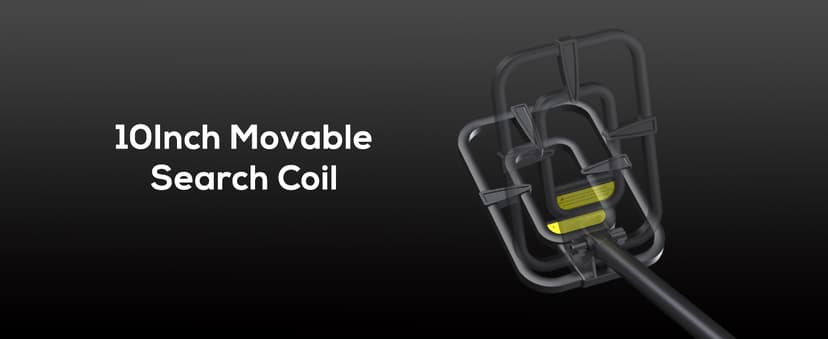 Metal Detector for Adults Waterproof - 2000mAh Chargeable Professional Cordless Gold Detector with LCD Display, Retractable Foldable Higher Accuracy Metal Detector with 10" IP68 Coil - OKESAM