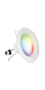 Feit Electric BR30 Smart Flood Light Bulb,2.4GHz WiFi Color Changing and Dimmable, No Hub, Works with Alexa or Google Assistant, BR30/RGBW/CA/AG, 65W, Multi-Color (RGBW), 1 Count (Pack of 1)