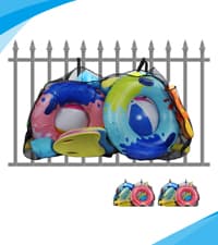 Pool Ladder Bumpers for Inground Pool - 4Packs Inside Plug Caps fit 1.9" Standard Steps Tubing, Rubber Foot Cover Protect Swimming Pool Liner