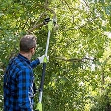 Earthwise CVPS43010 7-Amp 10-Inch Convertible 2-in-1 Corded Electric Pole Saw/Chainsaw