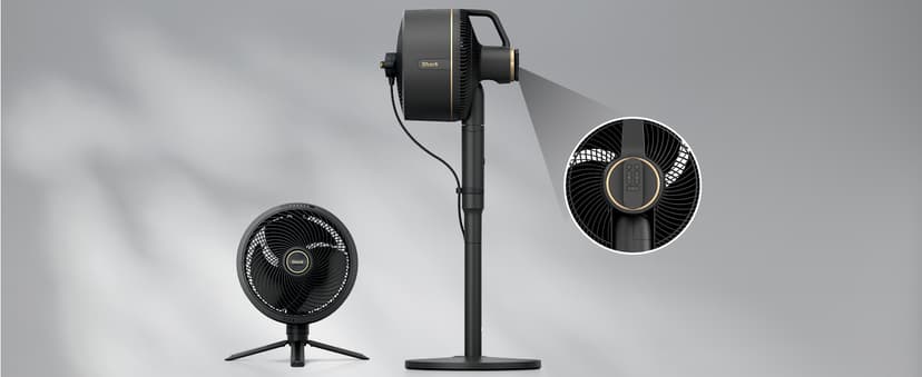 Shark FlexBreeze Fan - Indoor & outdoor oscillating fan, pedestal & tabletop, corded & cordless portable fan with outdoor InstaCool misting attachment - FA222