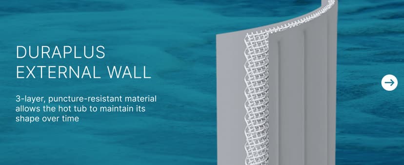 Bestway SaluSpa Aruba AirJet Large Round 2 to 3 Person Inflatable Hot Tub Portable Outdoor Spa with 110 AirJets and EnergySense Cover, Grey