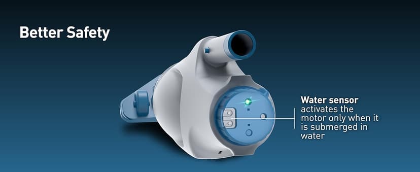 KOKIDO (2025 Upgrade) Rechargeable Handheld Pool Vacuum with Dual Brush Heads and Aluminum Pole, 60 mins Cordless Spot Cleaning Suction, Above Ground Pool, Hot Tub, Spa and Pools to 20ft, XTROVAC 110