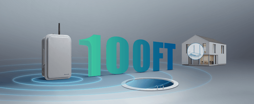 DEWENWILS Pool Pump Timer, Outdoor Wi-Fi Box, Heavy Duty 40A 120-277 VAC 2HP Wireless Controller Timer, Water Heater, Compatible with Smart Phone, Alexa, Google Assistant, UL Listed