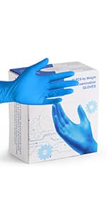 PEIPU Nitrile Disposable Gloves,Powder Free, Cleaning Service Gloves, Latex Free