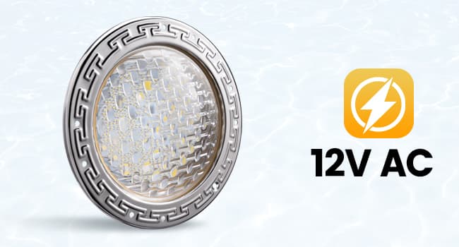 SURAIELEC 12V AC Pool Lights for Inground Pool, 10 inch Underwater Pool Light Replacement, 35W LED, 3000LM, 6000K Cool White, Swimming Pool Light for Pentair Wet Niches, 50FT Cord