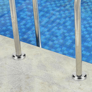 Universal Fit Pool Ladder Escutcheon Plates 4Pack,Blasoul Stainless Steel Cover Plate for 1.9" Inground Pool Handrail