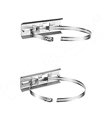 QILIPSU Waterproof Junction Box IP67 Outdoor Plastic Electrical Project Enclosure Weatherproof with Mounting Plate, Wall Brackets, Hinged Grey Cover 11.2"x7.7"x5.1"