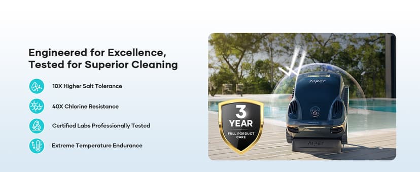 Aiper Scuba X1 Pro Max All-in-One Pool Cleaning Robot with Caddy, Pool Mapping, Adaptive Path, 8500 GPH Power, Double Filtration, Smart Surface Parking, Pool Vacuum for All Inground Pools