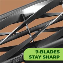 Earthwise 1715-16EW 16-Inch 7-Blade Push Reel Lawn Mower, Grey