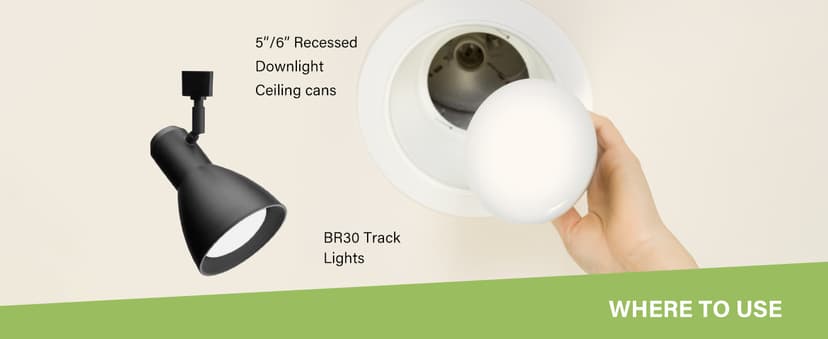 Sigalux Dimmable LED Flood Lights, BR30 Bulbs, 650LM 2700K Soft White, E26 Base, UL Listed, Pack of 6