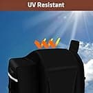 QuliMetal DB Grill Cover for Green Mountain Grill Daniel Boone Choice and Prime Standard Grills, Anti-UV & Waterproof, Heavy Duty Patio BBQ Grill Cover, 53.5 x 19.7 x 25 Inches