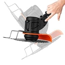 Cordless Lawn Trimmer Weed Wacker - 21V Lawn Mower Grass Edger with 2.0Ah Li-Ion Battery Powered & 3 Cutting Blade Types, Compact Power Tool for Lawn Yard Work……