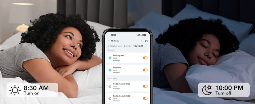 OREiN Matter Smart Light Bulb, BR30 Smart Light Bulbs 650LM 60W, Recessed Color Changing Bulbs RGBTW, Smart Flood Light Bulb Compatible with Alexa, Apple Home, Google Home, SmartThings, 4Pack