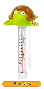XY-WQ Floating Pool Thermometer, Large Size Easy Read for Water Temperature with String for Outdoor and Indoor Swimming Pools and Spas (Puffer)