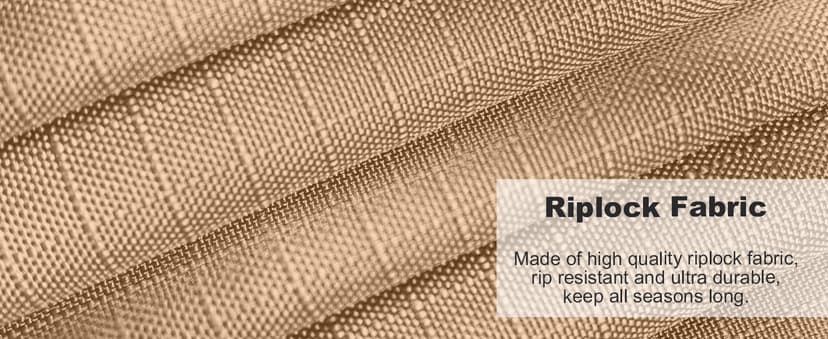 ABCCANOPY Gazebos for Patios 10x10 - Outdoor Steel Frame Gazebo with Mosquito Netting for Lawn Backyard Garden Deck (Khaki)