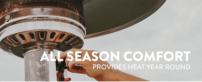 GasOne PH-8000 Outdoor Heaters for Patio – 50,000 BTU Propane Heater Outdoor for Backyard, Terraces, Home Garden – Heavy Duty Gas Powered Outdoor Patio Heater Portable Propane Heater with Wheels