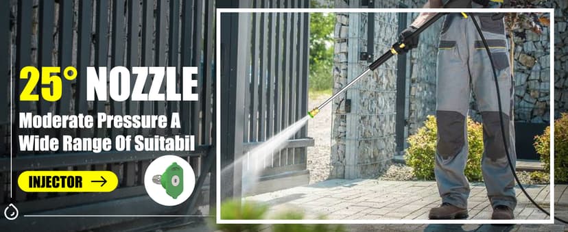 Electric Pressure Washer, 4800PSI Max 3.0 GPM Power Washer with 20FT Hose, 35FT Cord, 4 Nozzles Foam Cannon High Pressure Washer for Car Patio Garden (Black)