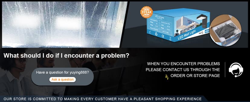 40W LED Wall Lights Outdoor Rotatable 360 Degree LED Wall Pack 4000LM 5000K Security Flood Light Switch Control Waterproof IP65 for Garage Yard Barn Porch