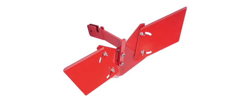 Hiller Furrower Kit for Rear Tine Tiller W/Adjustable Wing Fit for Land Reclamation 3 Kinds Connection Red Steel Replacement for 15683 Hiller-Furrower