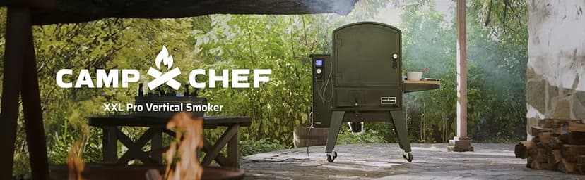 Camp Chef XXL Pro Vertical Smoker - Wifi Enabled & Precise Temp Control - Outdoor Cooking Equipment - Grey