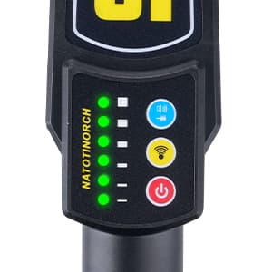 Handheld Metal Detector Wand Rechargeable, Security Wand, for Safety Inspection, Scanning All Metal Products (with Built-in Battery)