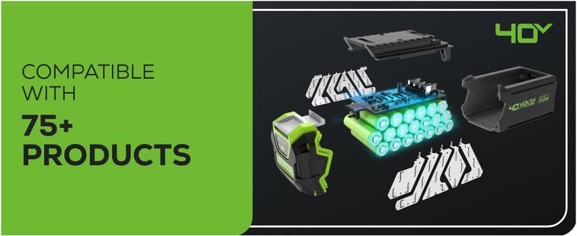 Greenworks 40V (75+ Compatible Tools) 16” Cordless Snow Blower, 5.0Ah Battery and Charger Included, SN40B410