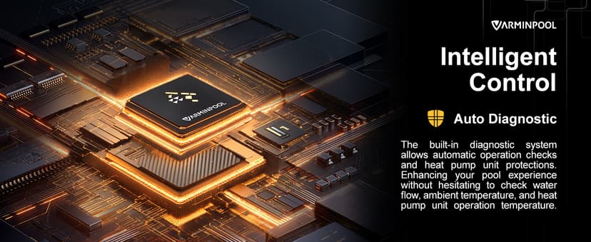 30,000 BTU Pool Heat Pump Up to 8000 Gallons, WIFI Capable, Pool Heater for Above Ground Pool, Smart Inverter, Electric Pool Heaters for Above and In Ground Pools and Spas