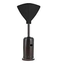 Easy-Going Pyramid Torch Patio Heater Cover with Zipper and Storage Bag, Waterproof Outdoor Heater Cover Dustproof, UV-Resisant, Wind-Resistant (90"H x 23"L x 23"W, Black)