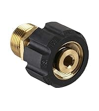 M MINGLE Replacement Pressure Washer Gun with Extension Wand, M22 15mm or M22 14mm Fitting, 5 Nozzle Tips, 40 Inch, 4000 PSI