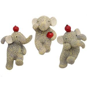 Garden Statues Flowerpot Landscaping Tree-Hugger Fairy Plant Pot&Vase Hugger, Mini Decorative Climber Clingers (3Pack Elephant)