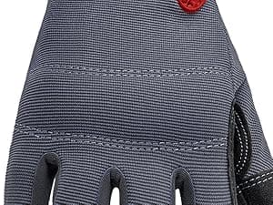 HANDLANDY Work Gloves for Men & Women, Utility Mechanic Working Gloves Touch Screen, Flexible Yard Work Gloves