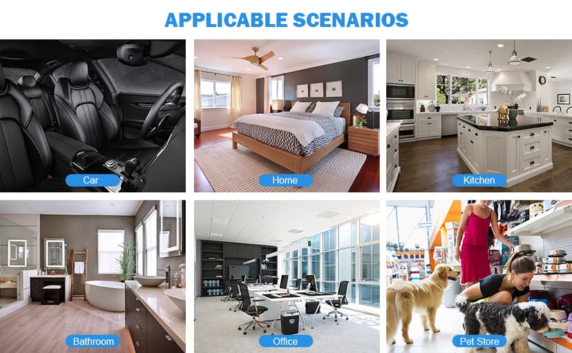 Ozone Generator 80,000mg/h, Ozone Machine Odor Removal Ozone Odor Eliminator Ozonator Air Ionizer Deodorizer for Home/Car/Smoke/Pet Odor