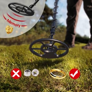 DR.ÖTEK Metal Detector for Adults Professional, Pinpoint Metal Detector Waterproof Gold and Silver, Higher Accuracy, Bigger LCD Display, Strong Memory Mode, 10" IP68 Coil, New Advanced DSP Chip